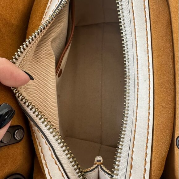 COACH 1941 ROGUE 25 BEECHWOOD COLOR BLOCK GLOVETANNED LEATHER SATCHEL BAG $595 - Picture 9 of 14